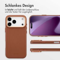 Accezz MagSafe Leather Backcover Apple iPhone 17 Pro Max - Sienna Brown