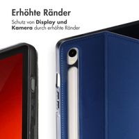 Accezz Classic Klapphülle Samsung Galaxy Tab S9 11.0 Zoll / Tab S10 FE / S9 FE 10.9 Zoll - Dunkelblau