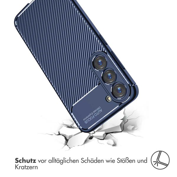 imoshion Carbon-Hülle Samsung Galaxy S23 Plus - Blau