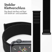 imoshion Nylonarmband für das  Apple Watch Series 1 t/m 11 / SE / Ultra (44/45/46/49 mm) - Schwarz