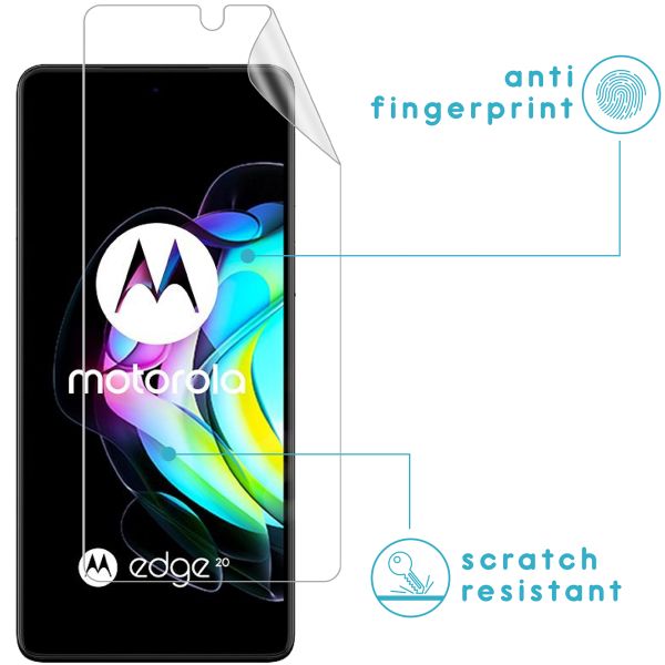 imoshion Displayschutz Folie 3er-Pack für das Motorola Edge 20