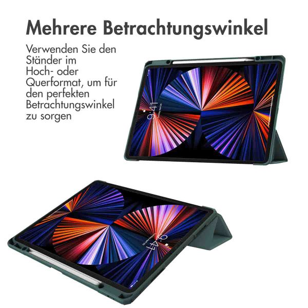 imoshion Trifold Hardcase Klapphülle Apple iPad Pro 12.9 (2018/2020/2021/2022) - Grün