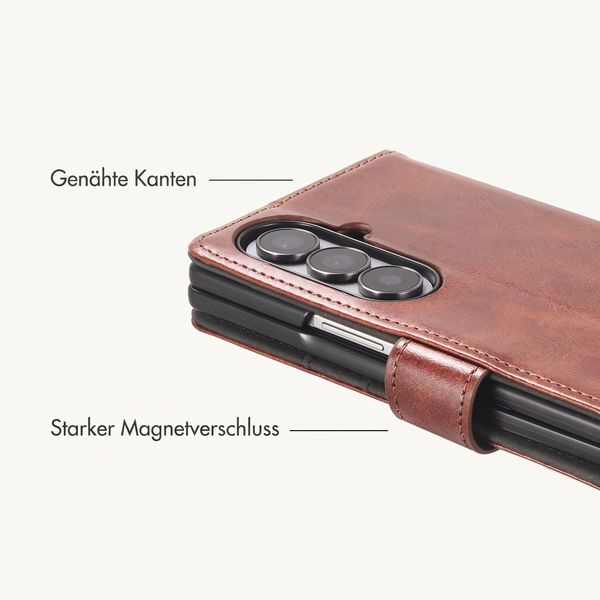 imoshion Luxuriöse Klapphülle Samsung Galaxy Z Fold 8 Ultra - Dunkelbraun
