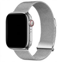 imoshion Mailändische Magnetarmband für Apple Watch | 44/45/46/49 mm - Silber