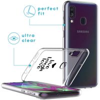 imoshion Design Hülle Samsung Galaxy A40 - Live Laugh Love - Schwarz