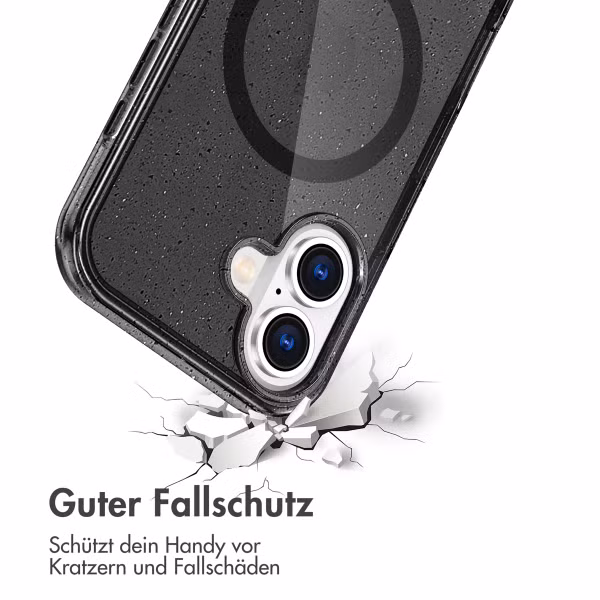 imoshion Sparkle Back Cover mit MagSafe Apple iPhone 17 - Schwarz