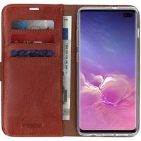 Valenta Klapphülle Classic Luxe Hellbraun für Samsung Galaxy S10 Plus