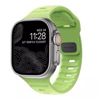 Nomad Sport Armband FKM für das  Apple Watch Series 1 t/m 11 / SE / Ultra (44/45/46/49 mm) - Glow Green