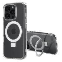 Accezz Ring Stand Backcover mit MagSafe für das Apple iPhone 16 Pro - Transparent