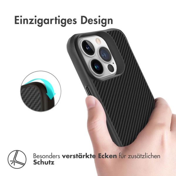 imoshion Rugged Hybrid Carbon Case Apple iPhone 13 Pro - Schwarz