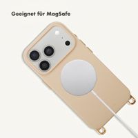 Selencia Rivièra Backcover mit MagSafe mit abnehmbaren Haken Apple iPhone 17 Pro - Milky Latte