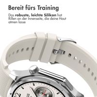 imoshion Silikonband für das OnePlus Watch 3 / 2 / 2R / Oppo Watch X2 / X - Beige