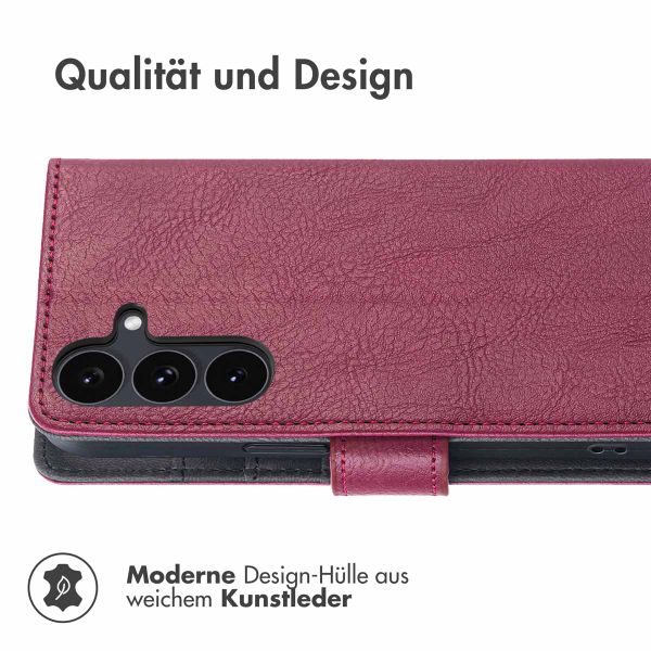 imoshion Luxuriöse Klapphülle Samsung Galaxy S25 FE - Bordeaux