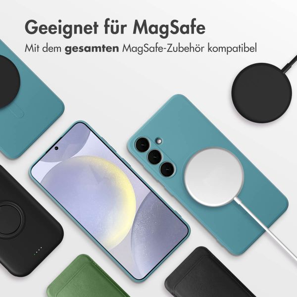 imoshion Color Back Cover mit MagSafe Samsung Galaxy S24 Plus - Smoke Green