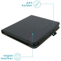 imoshion Vegan Leather Klapphülle Kobo Libra Colour - Schwarz