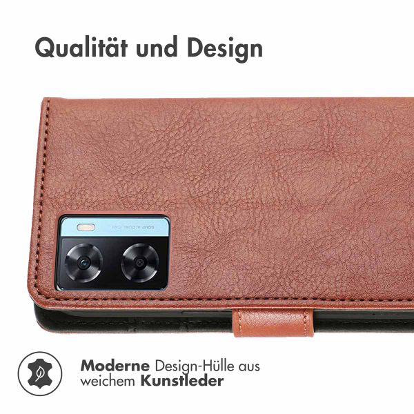 imoshion Luxuriöse Klapphülle für das Oppo A57(s) - Braun