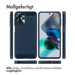 imoshion Brushed Back Cover Motorola Moto G13 / G23 - Dunkelblau