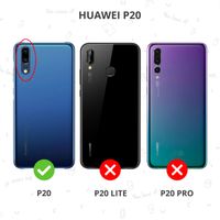 Transparentes Gel Case für das Huawei P20