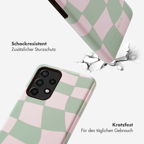 Selencia Vivid Tough Back Cover für das Samsung Galaxy A52(s) (5G/4G) - Groovy Sage Green