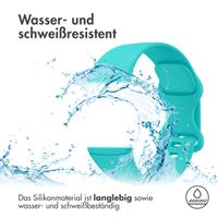 imoshion Silikon-Armband⁺ für Fitbit Versa 4 / 3 / Sense (2) - Türkis