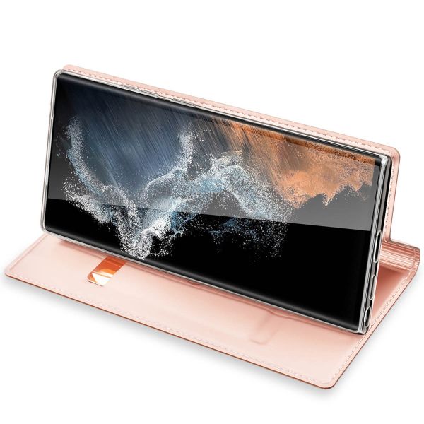 Dux Ducis Slim TPU Klapphülle für das Samsung Galaxy S23 Ultra - Rose Gold