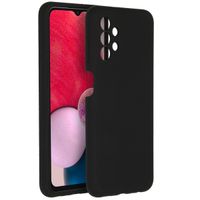 Accezz Liquid Silikoncase für das Samsung Galaxy A13 (4G) - Schwarz