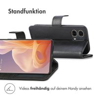 imoshion Luxuriöse Klapphülle Motorola Moto G85 - Schwarz