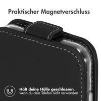 Accezz Schwarzer Flip Case für das iPhone Xs / X