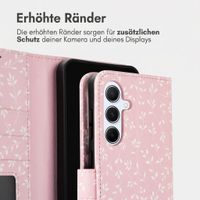 imoshion Design Klapphülle Samsung Galaxy A56 - Pink Bazaar Flowers
