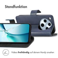 imoshion Luxuriöse Klapphülle Oppo Find X8 Pro - Dunkelblau