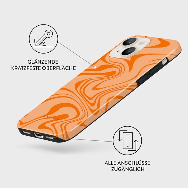 Burga Tough Back Cover für das iPhone 13 - High Vibrations