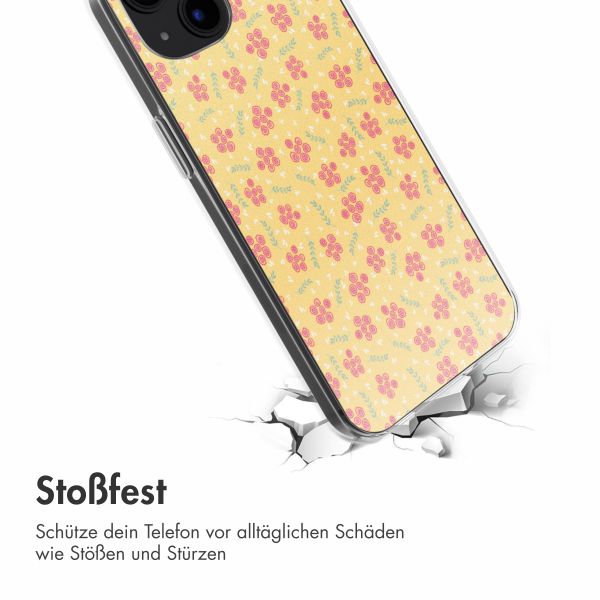 imoshion  Design Hülle für das iPhone 13 - Sunny Yellow Petite Flowers