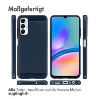 imoshion Brushed Back Cover Samsung Galaxy A05s - Dunkelblau