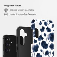 Selencia Vivid Back Cover Samsung Galaxy S25 FE - Midnight Blossom