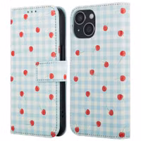 imoshion Design Klapphülle Apple iPhone 15 - Cherry Check