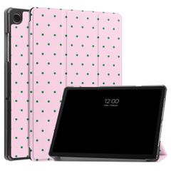 imoshion Design Trifold Klaphülle Samsung Galaxy Tab A11 Plus / A9 Plus - Happy Dots