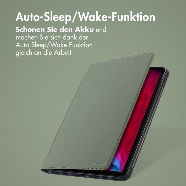 Accezz Classic Klapphülle Apple iPad Pro 11 (2022 / 2021 / 2020 / 2018) - Grün