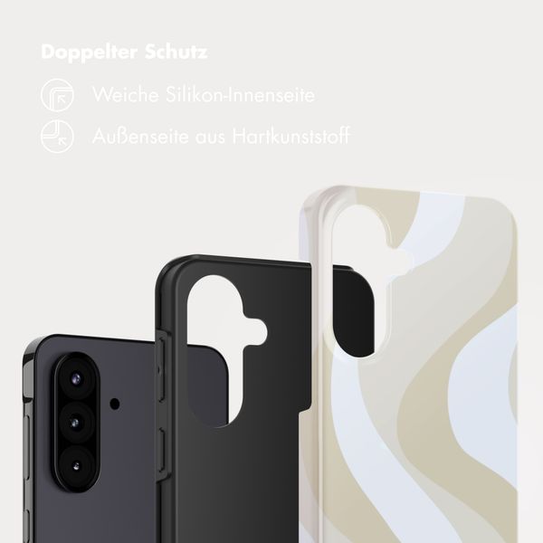 Selencia Vivid Back Cover Samsung Galaxy A57 (5G) - Desert Waves Beige