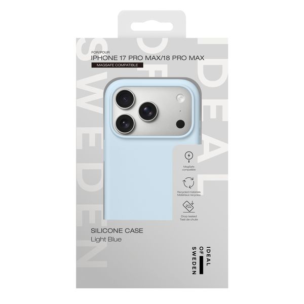 iDeal of Sweden Silikonhülle mit MagSafe Apple iPhone 18 Pro Max / 17 Pro Max - Light Blue