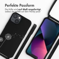 imoshion Silikonhülle design mit Band für das iPhone 13 - Dandelion Black