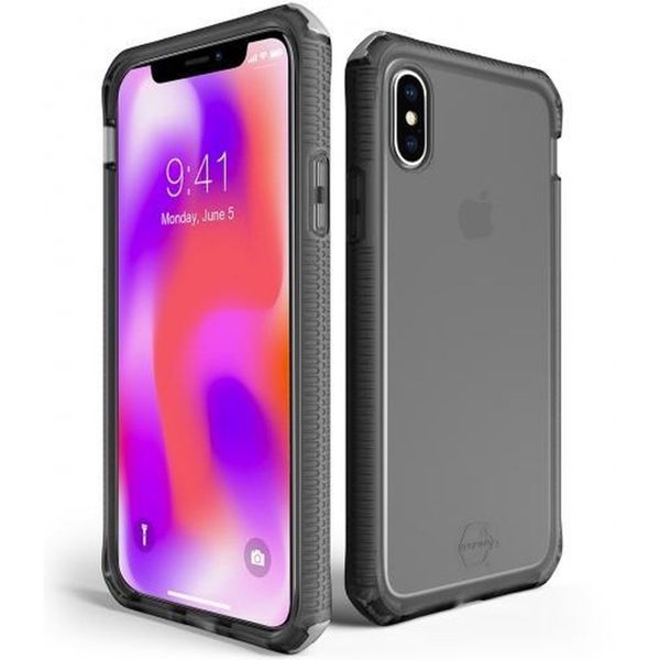 Itskins Supreme Frost Backcover iPhone Xs / X - Schwarz / Grau