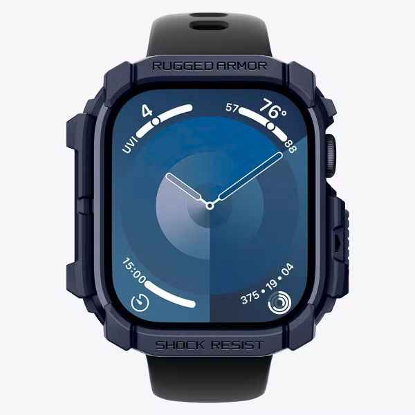 Spigen Rugged Armor™ Hülle für die Apple Watch Series 10 / 11 - 46 mm - Marineblau