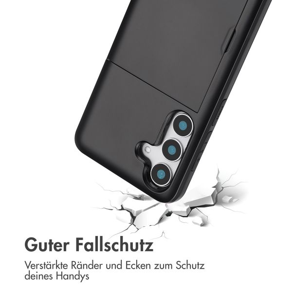 imoshion Backcover mit Kartenfach Samsung Galaxy S25 - Schwarz