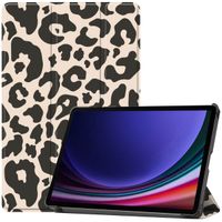 imoshion Design Trifold Klaphülle Samsung Galaxy Tab S9 11.0 Zoll - Leopard