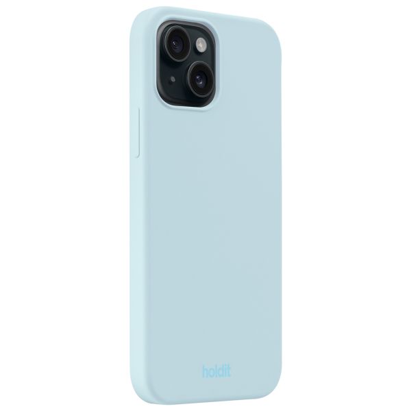 Holdit Silicone Case Apple iPhone 14 / 13 - Mineral Blue