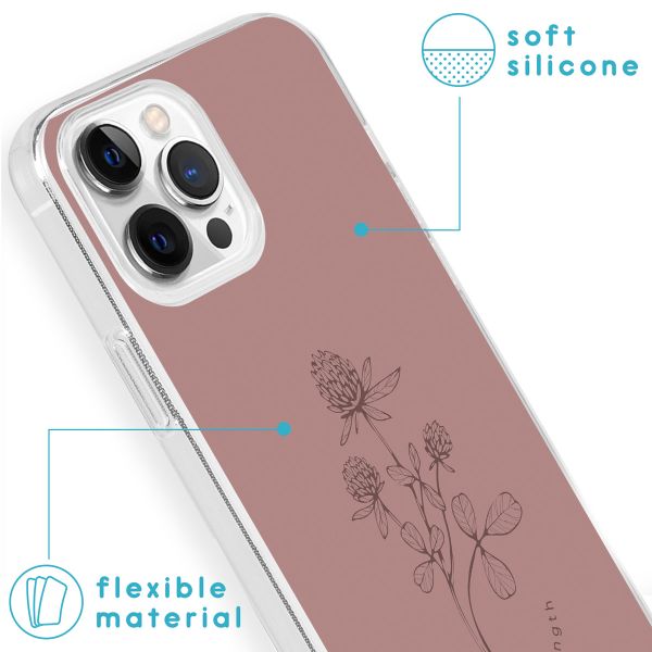 imoshion Design Hülle für das iPhone 13 Pro - Floral Pink