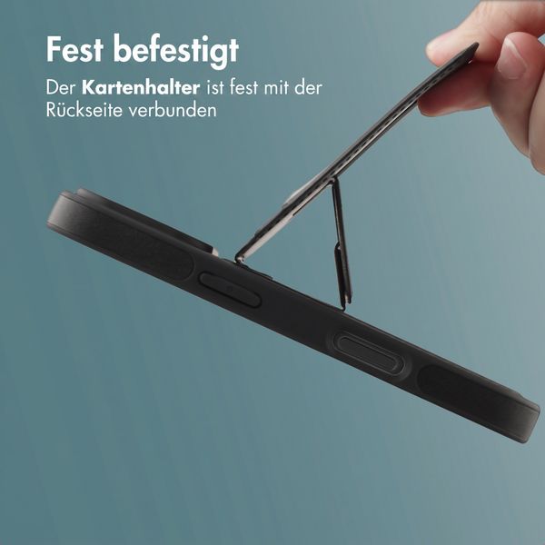 imoshion Backcover mit Kartenfach und Ständer Apple iPhone 18 Pro / 17 Pro - Schwarz