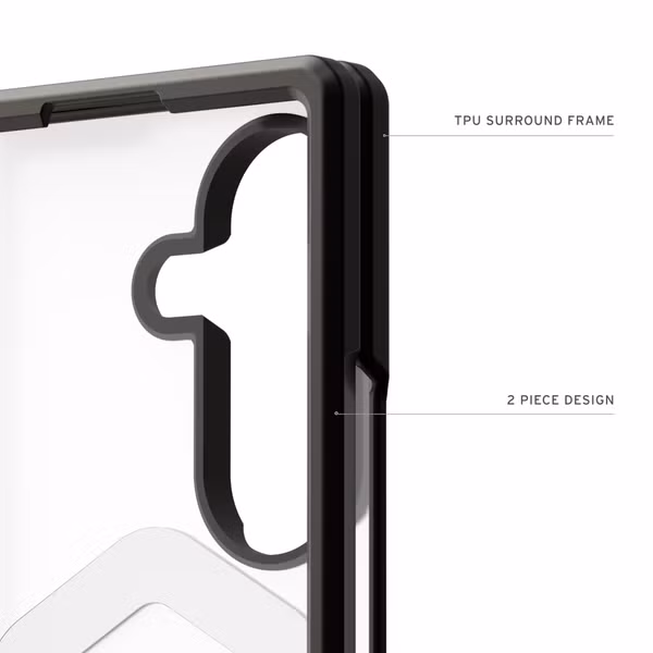UAG Mouve Magnetic Backcover Samsung Galaxy Z Fold 8 Ultra - Ice