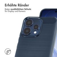 imoshion Brushed Back Cover Oppo Reno15 (5G) - Dunkelblau