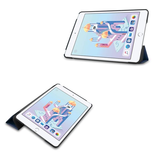 imoshion Trifold Klapphülle iPad Mini 5 (2019) / Mini 4 (2015) - Dunkelblau